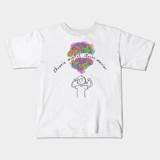 Chronic Mental Illness Warrior Kids T-Shirt